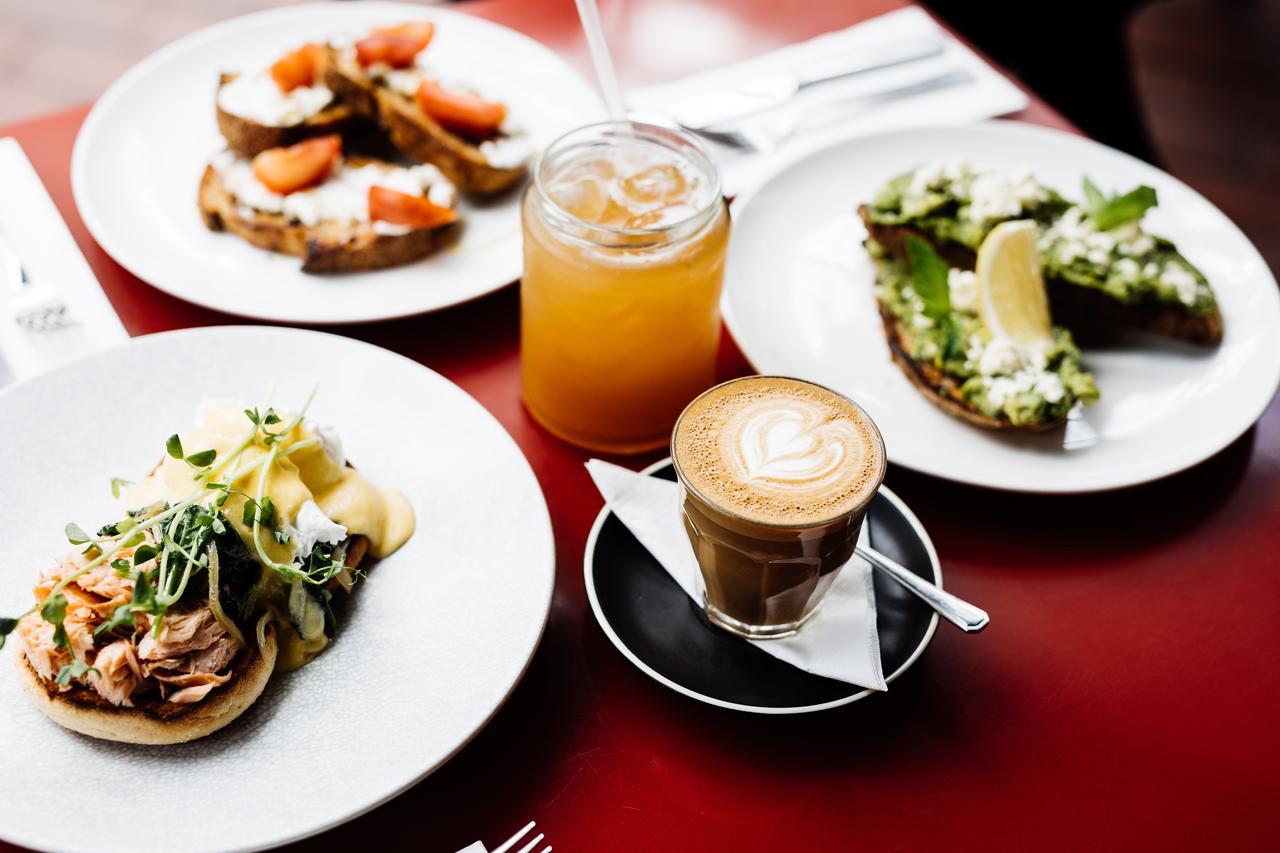 The Henry Jones Art Hotel Hobart Eksteriør billede A selection of dishes at the restaurant